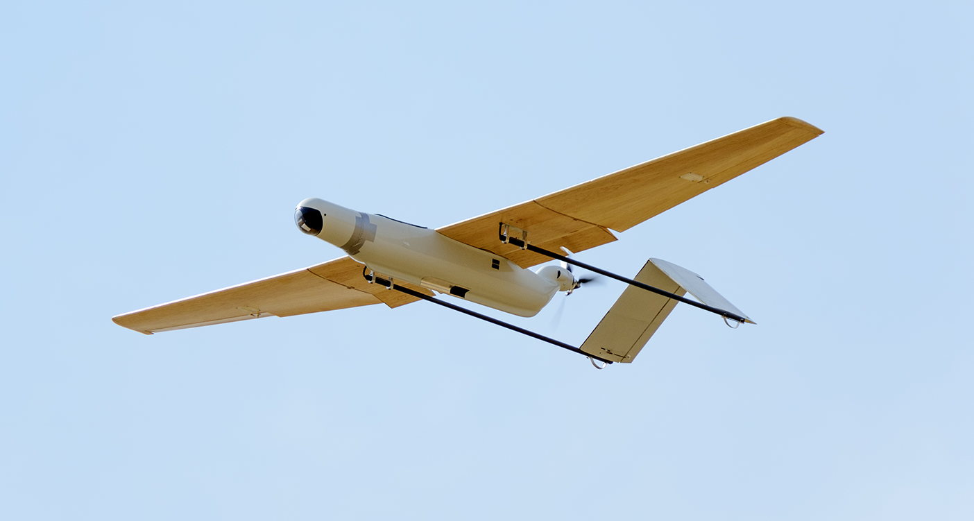 Fixed wing surveillance drones
