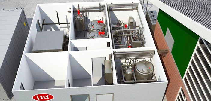 The Lely Orbiter is an automatic milk processor that is based on the dairy farm