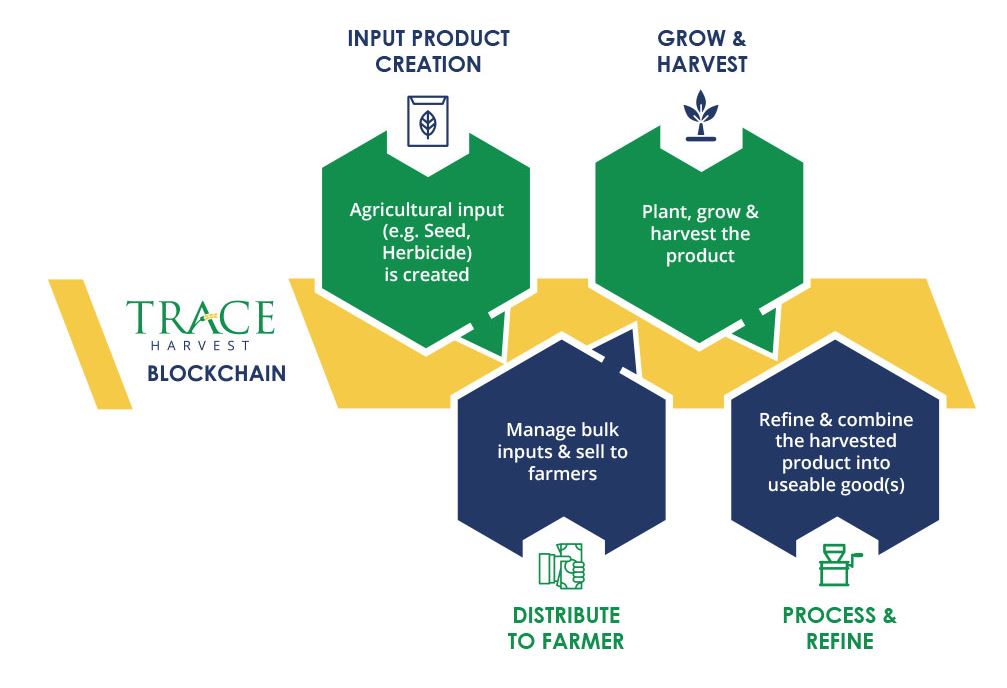 Seed Traceability solution built in collaboration with Bayer Crop Science [Infographic source: BlockApps] 