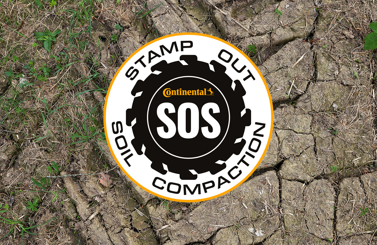 Continental has launched ‘Stamp out soil compaction’ to offer advice on using tyres more efficiently to improve soil health.