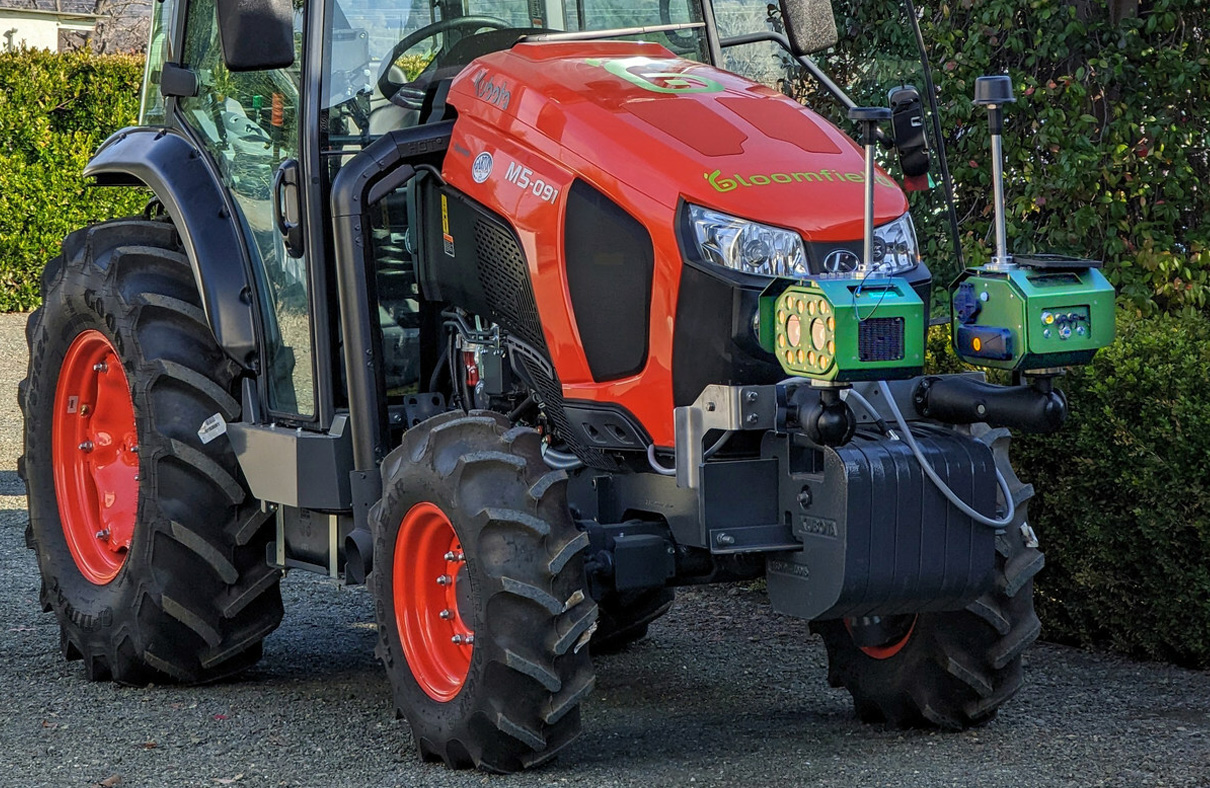 Kubota tractor with Bloomfield’s FLASH camera